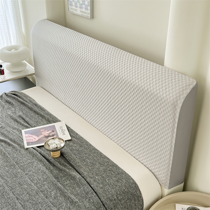 91家纺网 家纺一手货源 找家纺 （总）圣比熊 2026新款A类凉感冰豆豆凉席床头罩靠背套-有外贸尺寸可以联系