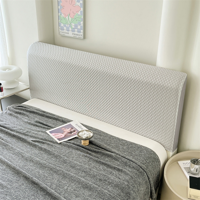 91家纺网 家纺一手货源 找家纺 （总）圣比熊 2026新款A类凉感冰豆豆凉席床头罩靠背套-有外贸尺寸可以联系