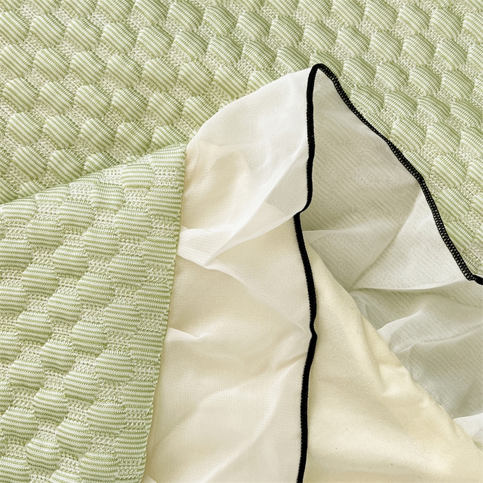 91家纺网 家纺一手货源 找家纺 （总）梦舒羽 2026新款A类凉感冰豆豆凉席花边冰丝枕套情侣双人1.8m枕头套加长枕芯套