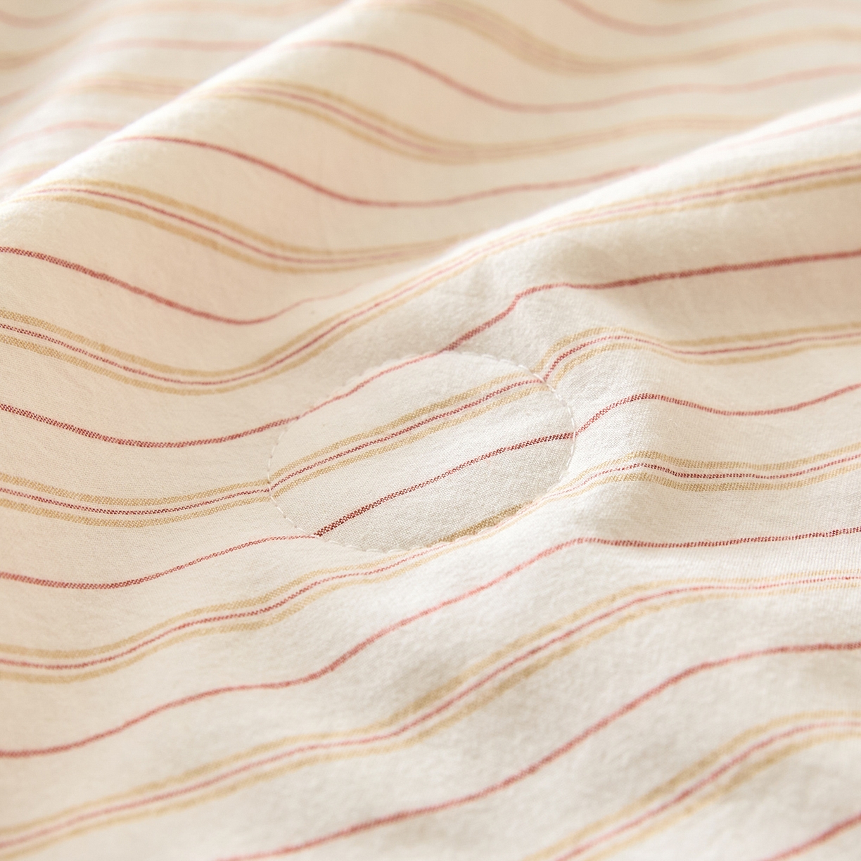 91家纺网 家纺一手货源 找家纺 （总）如一 2026新款全棉色织水洗棉条纹三角针夏被四件套