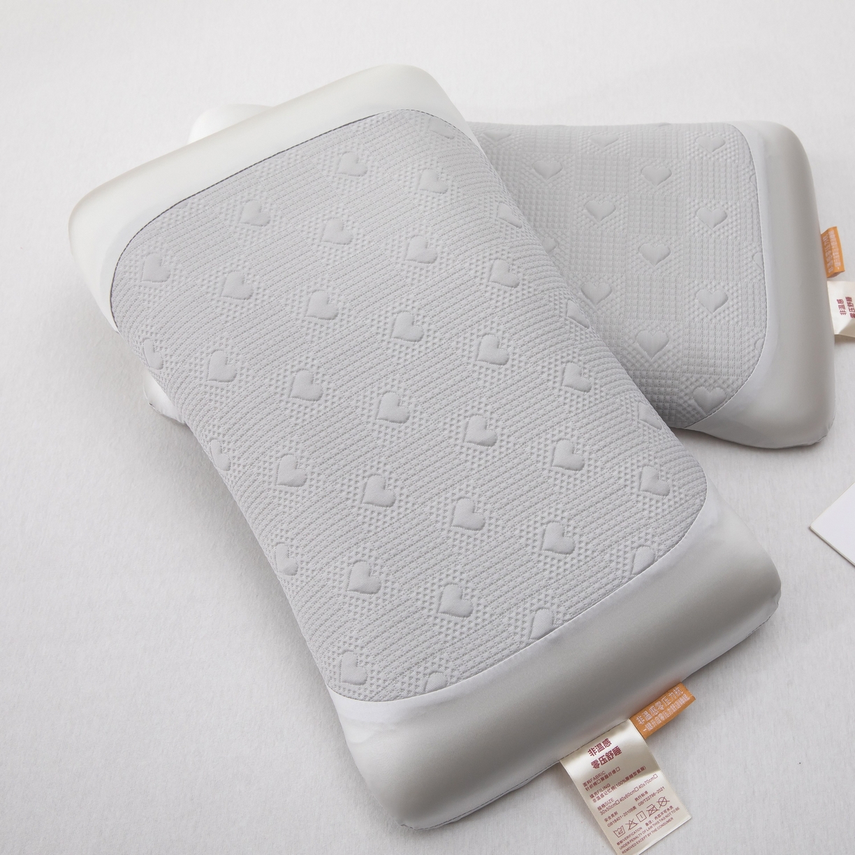 91家纺网 家纺一手货源 找家纺 （总）九州枕芯 2026新款儿童凉感爱心记忆枕枕头枕芯