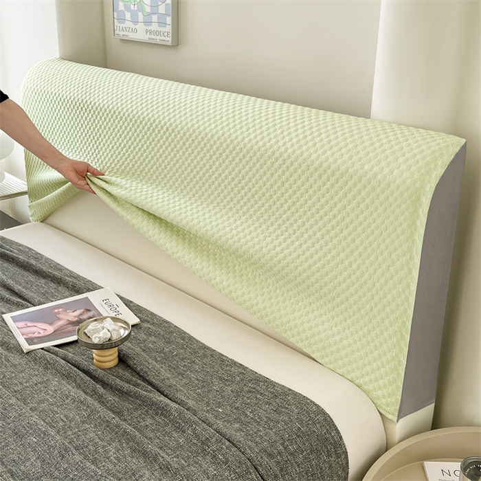 91家纺网 家纺一手货源 找家纺 （总）梦舒羽 2026新款A类凉感冰豆豆凉席床头罩靠背套-有外贸尺寸可以联系