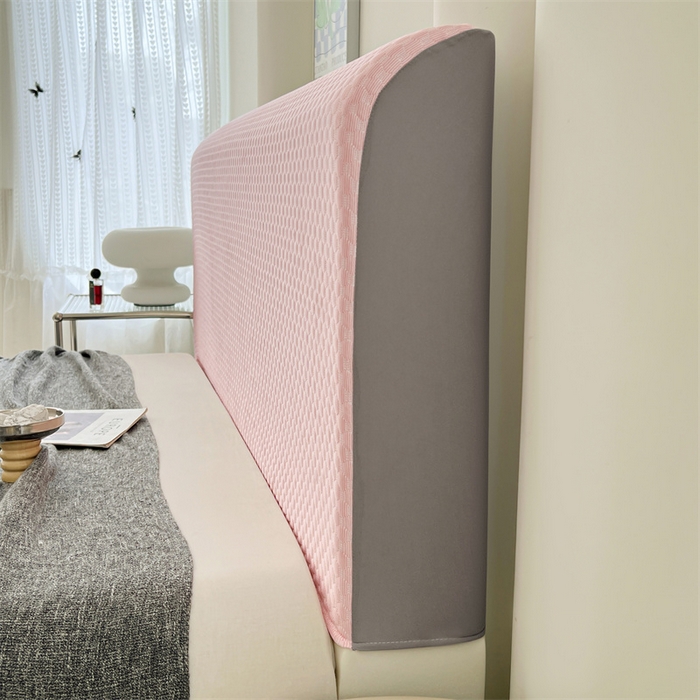 91家纺网 家纺一手货源 找家纺 梦舒羽 2026新款A类凉感冰豆豆凉席床头罩靠背套-有外贸尺寸可以联系 凉豆豆-仙气粉