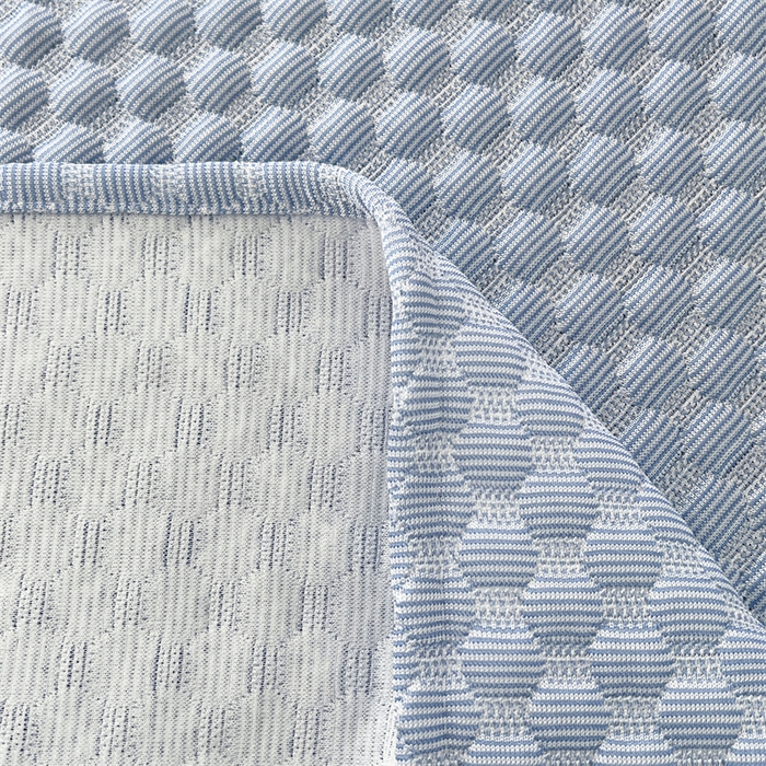 91家纺网 家纺一手货源 找家纺 梦舒羽 2026新款A类凉感冰豆豆凉席床头罩靠背套-有外贸尺寸可以联系 凉豆豆-宝石蓝