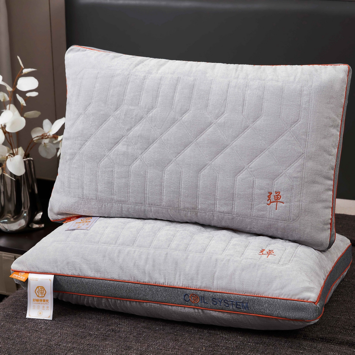 91家纺网 家纺一手货源 找家纺 （总）九州枕芯 2026新款弹簧枕枕头枕芯