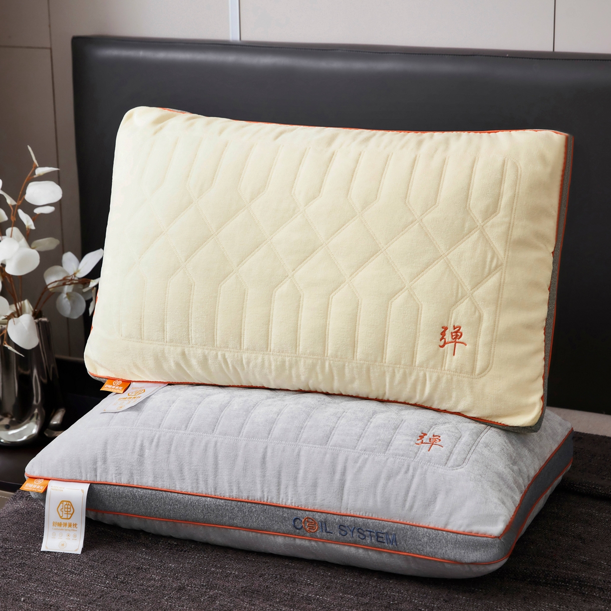 九州枕芯 2026新款弹簧枕枕头枕芯 组合图仅供参考不可下单