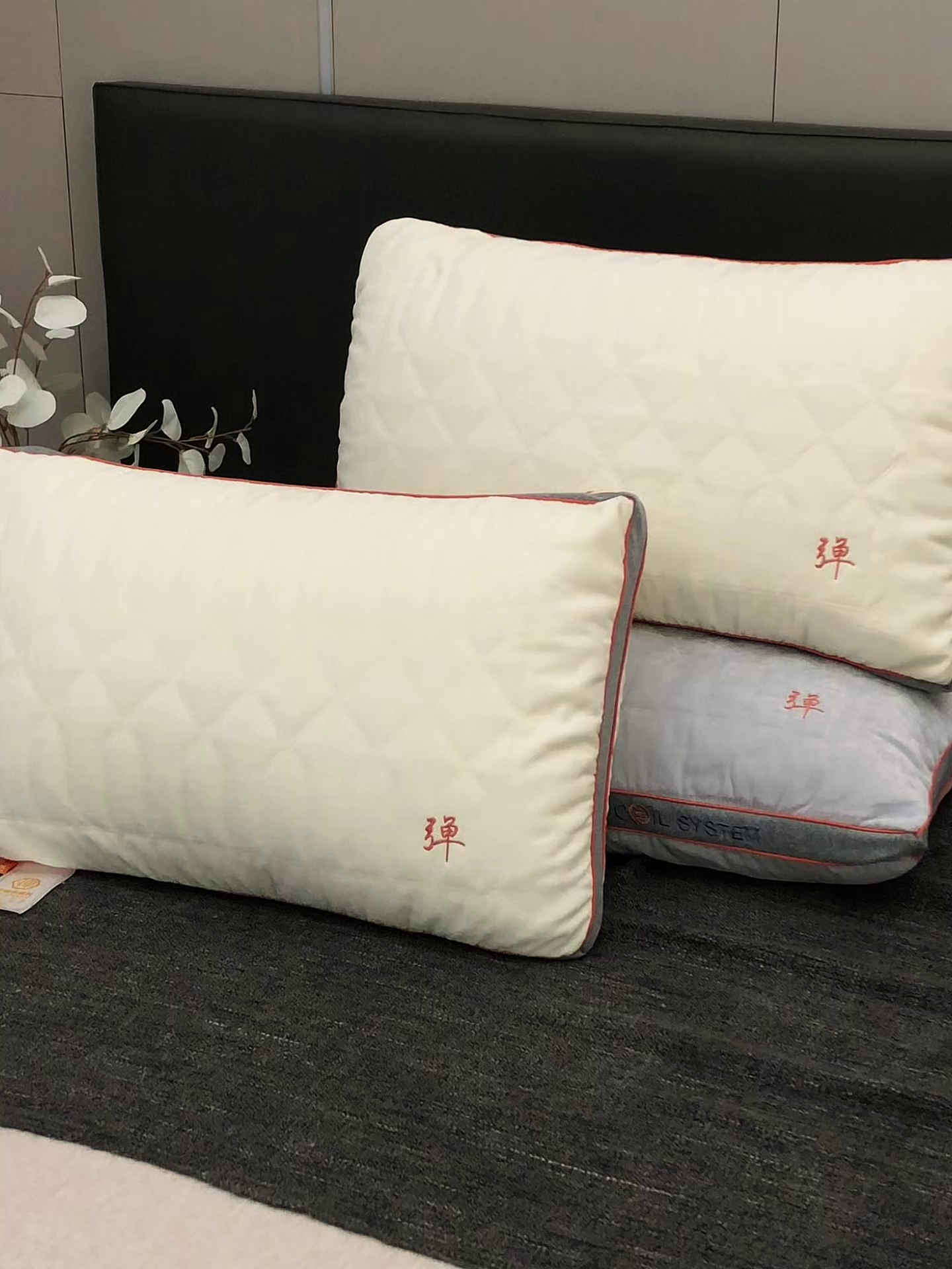 91家纺网 家纺一手货源 找家纺 九州枕芯 2026新款弹簧枕枕头枕芯 米色