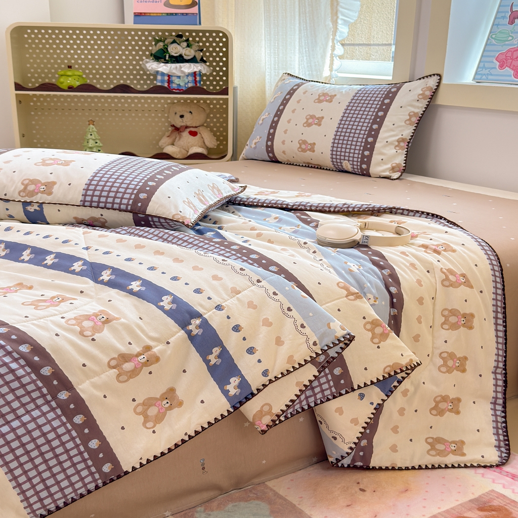 91家纺网 家纺一手货源 找家纺 （总）沐辰 2026新款A类贝壳边全棉纯棉棉花夏被夏凉被空调被