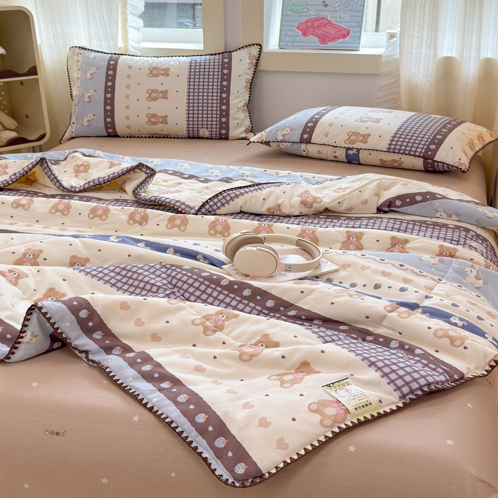 91家纺网 家纺一手货源 找家纺 （总）沐辰 2026新款A类贝壳边全棉纯棉棉花夏被夏凉被空调被