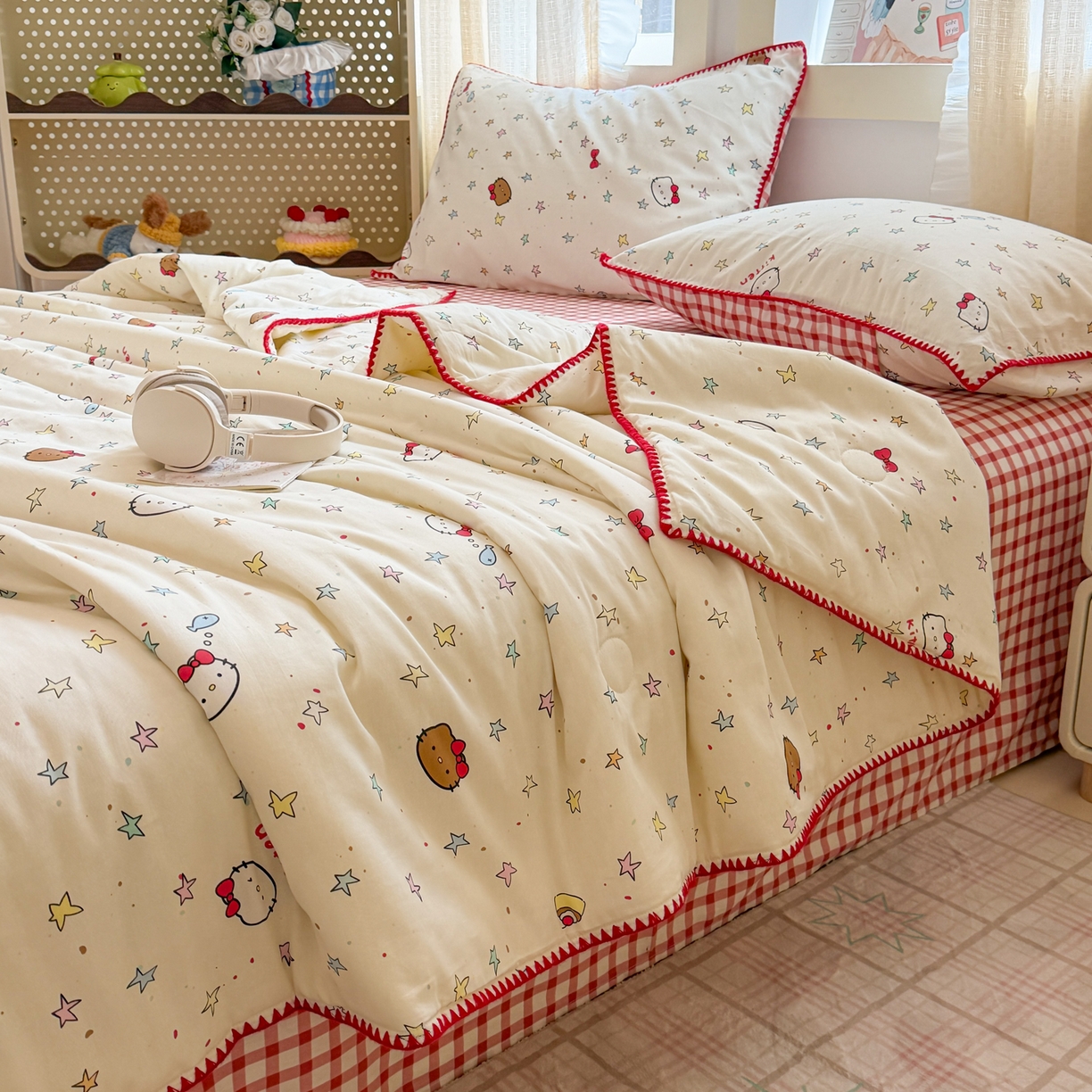 91家纺网 家纺一手货源 找家纺 （总）沐辰 2026新款A类贝壳边全棉纯棉棉花夏被夏凉被空调被