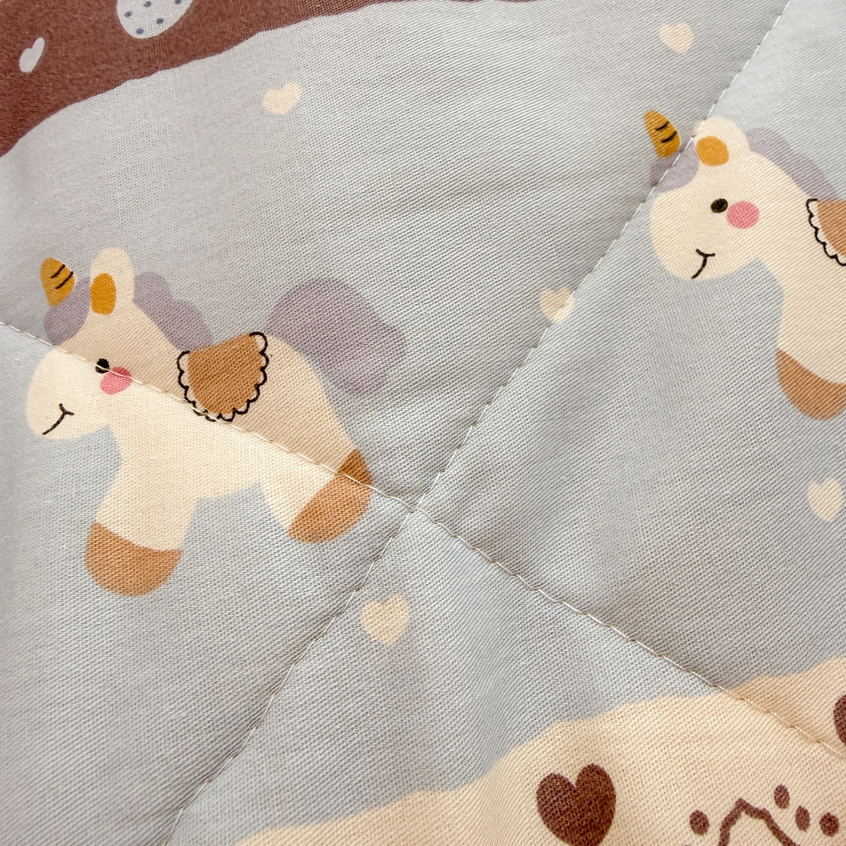 91家纺网 家纺一手货源 找家纺 沐辰 2026新款A类贝壳边全棉纯棉棉花夏被夏凉被空调被 安睡小熊