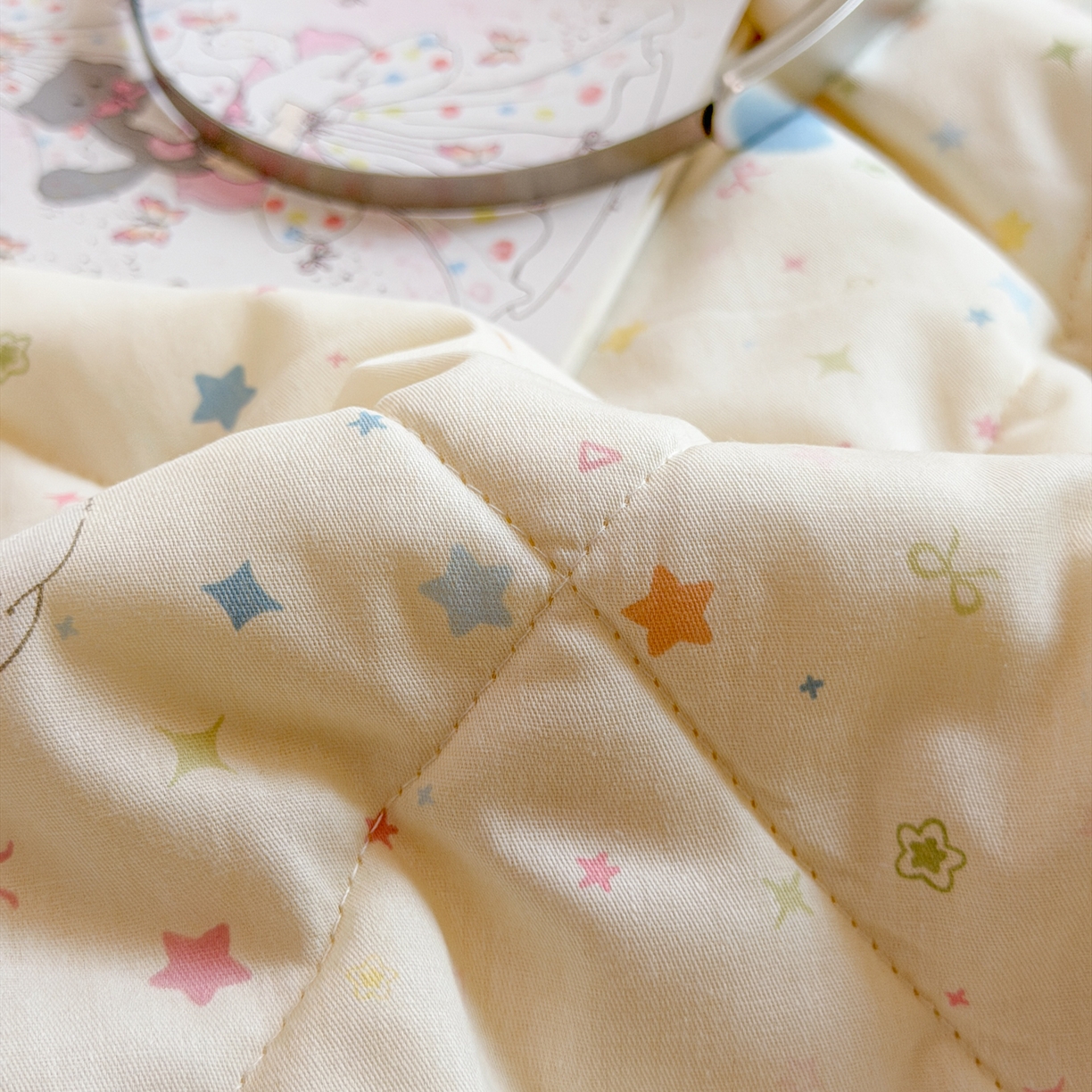 91家纺网 家纺一手货源 找家纺 沐辰 2026新款A类贝壳边全棉纯棉棉花夏被夏凉被空调被 兔叽星梦