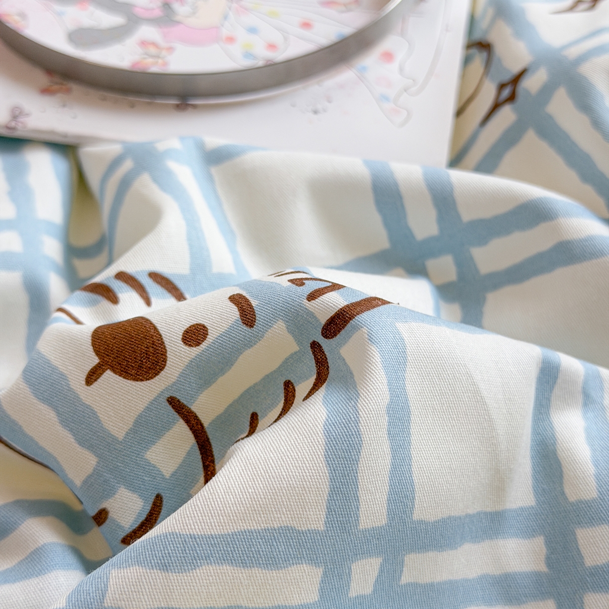 91家纺网 家纺一手货源 找家纺 沐辰 2026新款A类贝壳边全棉纯棉棉花夏被夏凉被空调被 治愈小狗