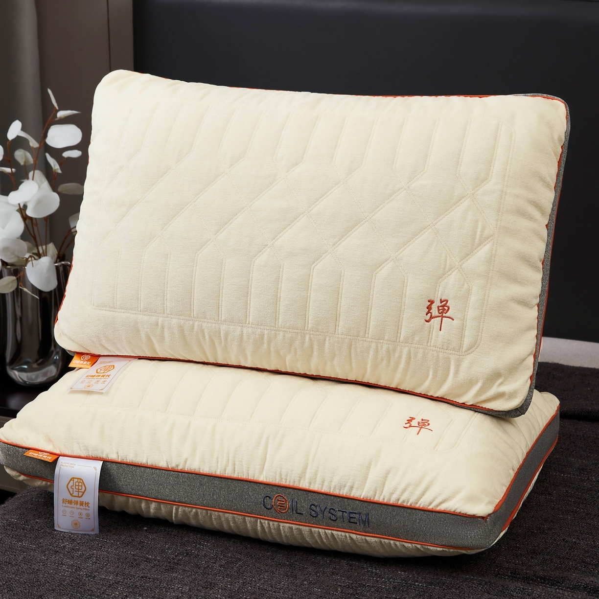 91家纺网 家纺一手货源 找家纺 （总）九州枕芯 2026新款弹簧枕枕头枕芯