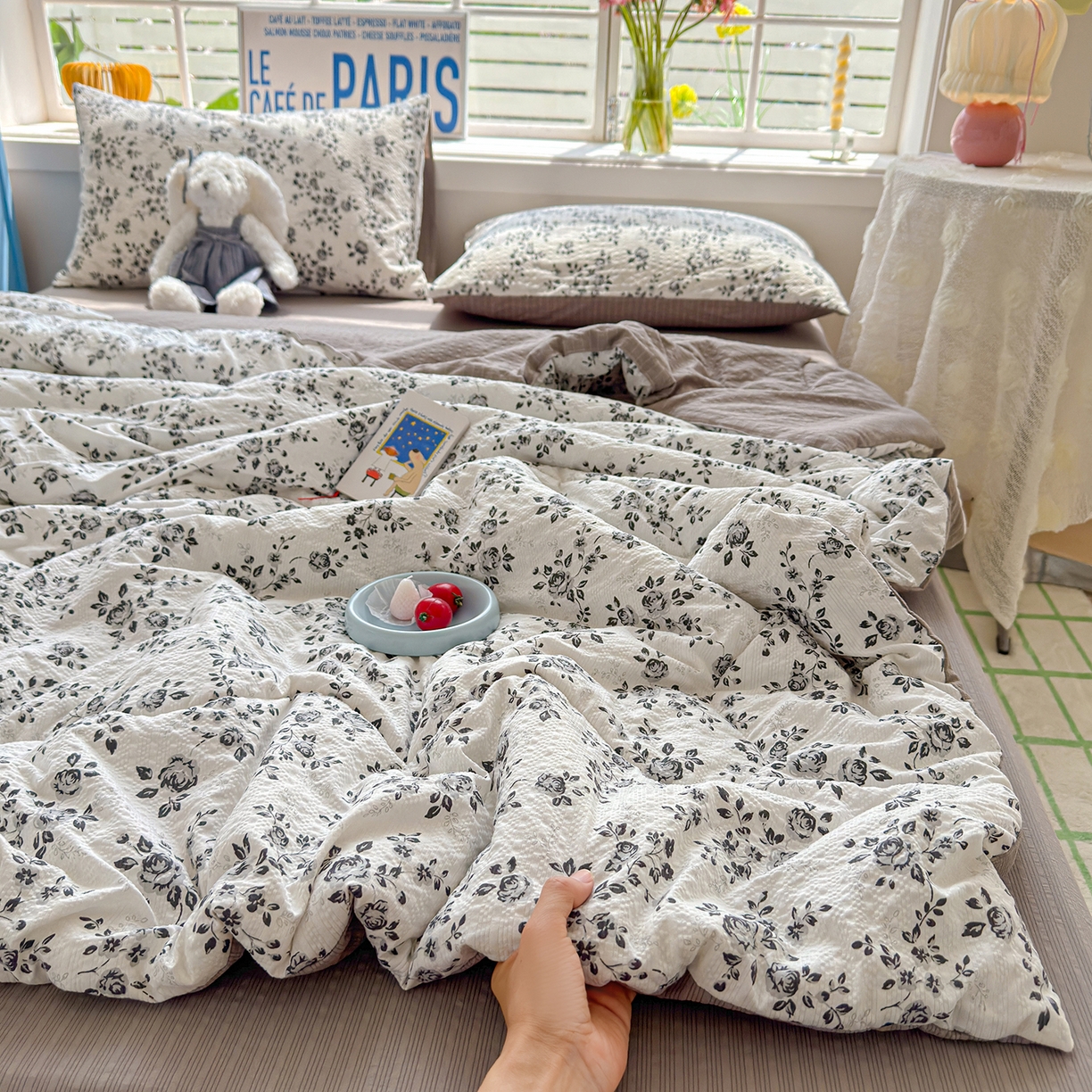 91家纺网 家纺一手货源 找家纺 （总）玉海棠家纺 2026新款云感泡芙棉夏被空调被夏凉被四件套