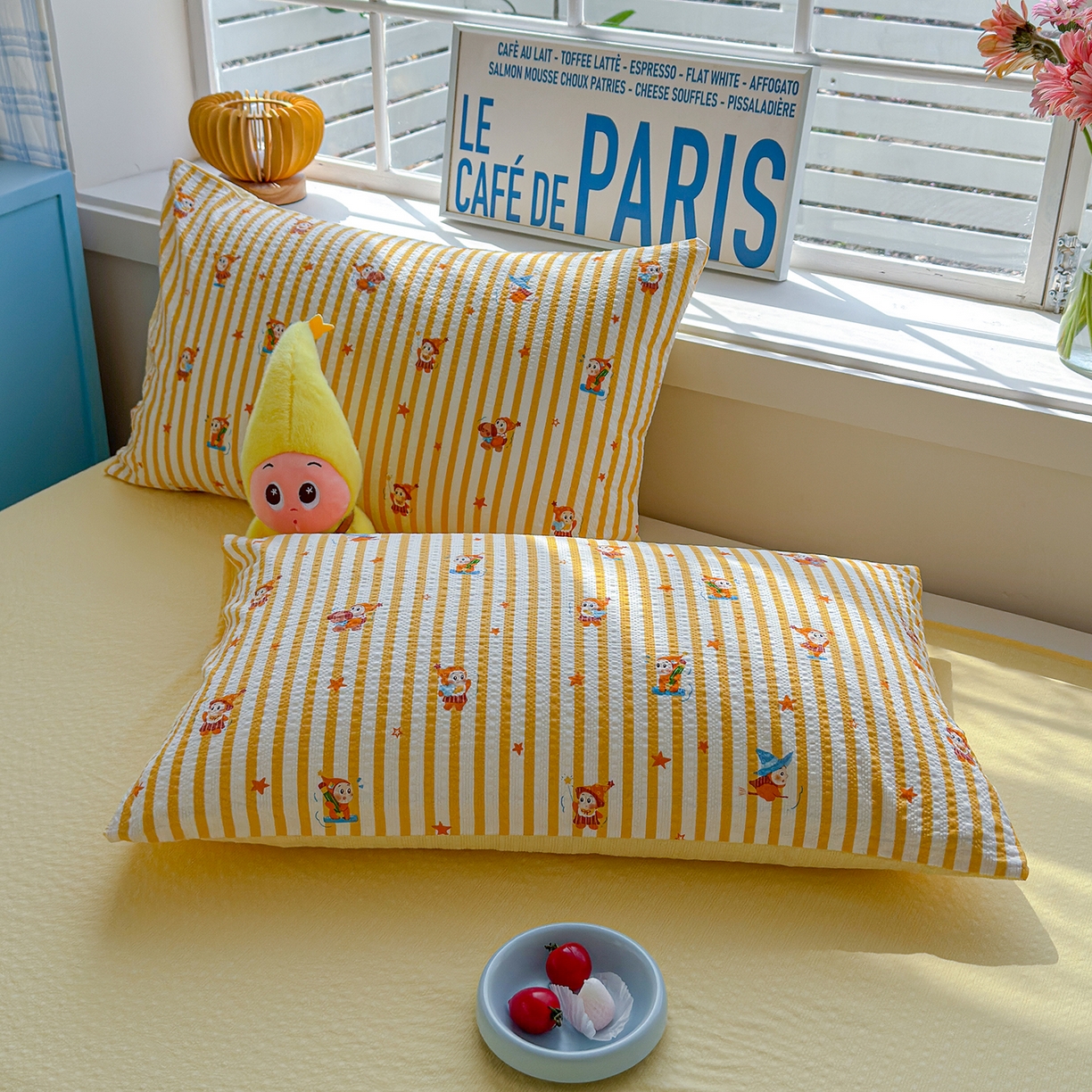 91家纺网 家纺一手货源 找家纺 玉海棠家纺 2026新款云感泡芙棉夏被空调被夏凉被四件套 星光童话