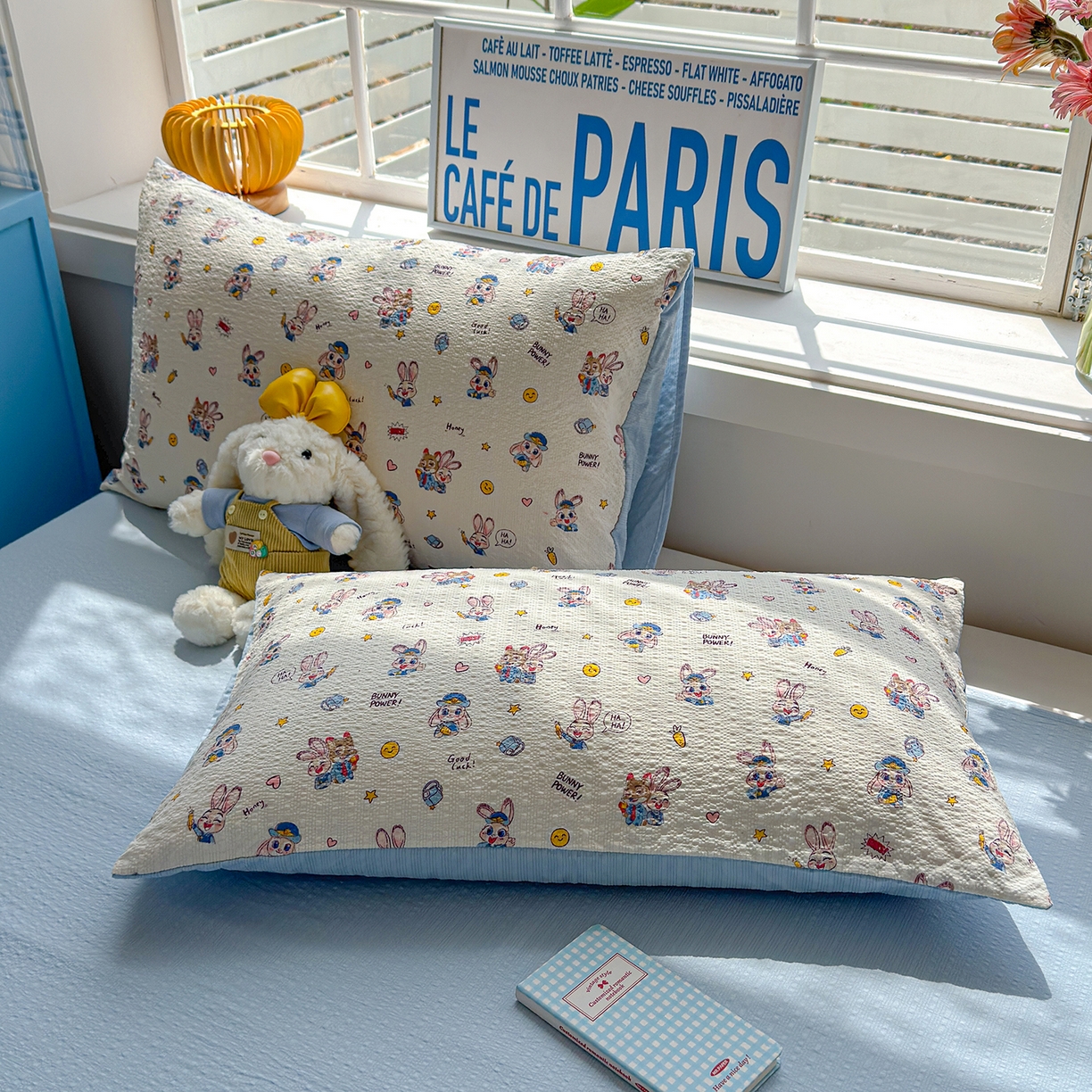 91家纺网 家纺一手货源 找家纺 玉海棠家纺 2026新款云感泡芙棉夏被空调被夏凉被四件套 星兔