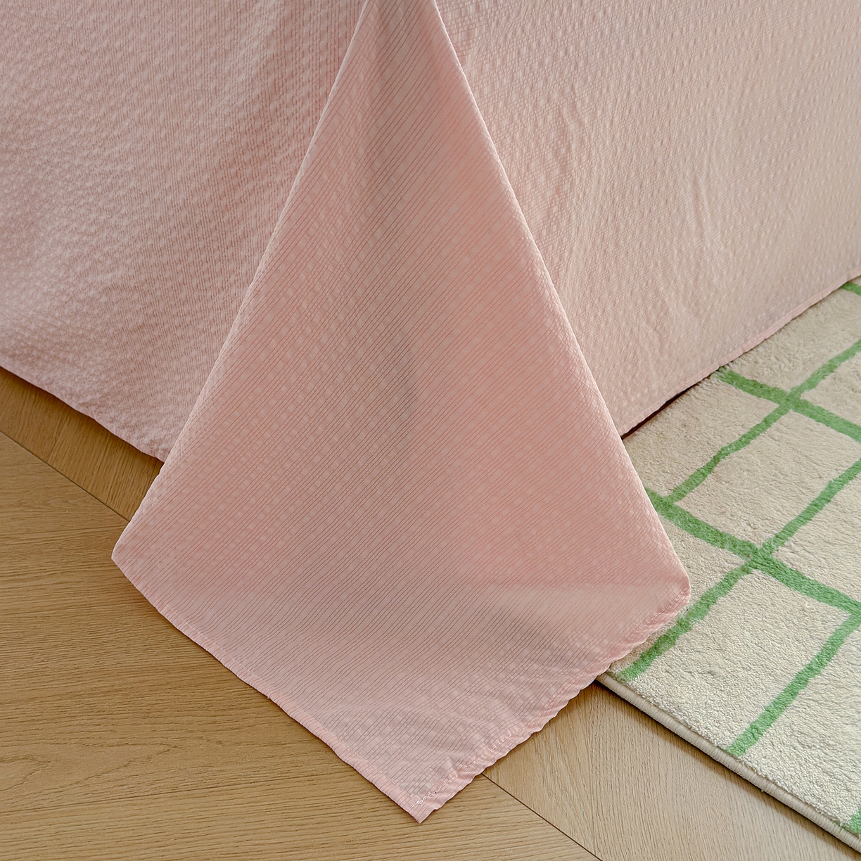 91家纺网 家纺一手货源 找家纺 玉海棠家纺 2026新款云感泡芙棉夏被空调被夏凉被四件套 樱花萌友