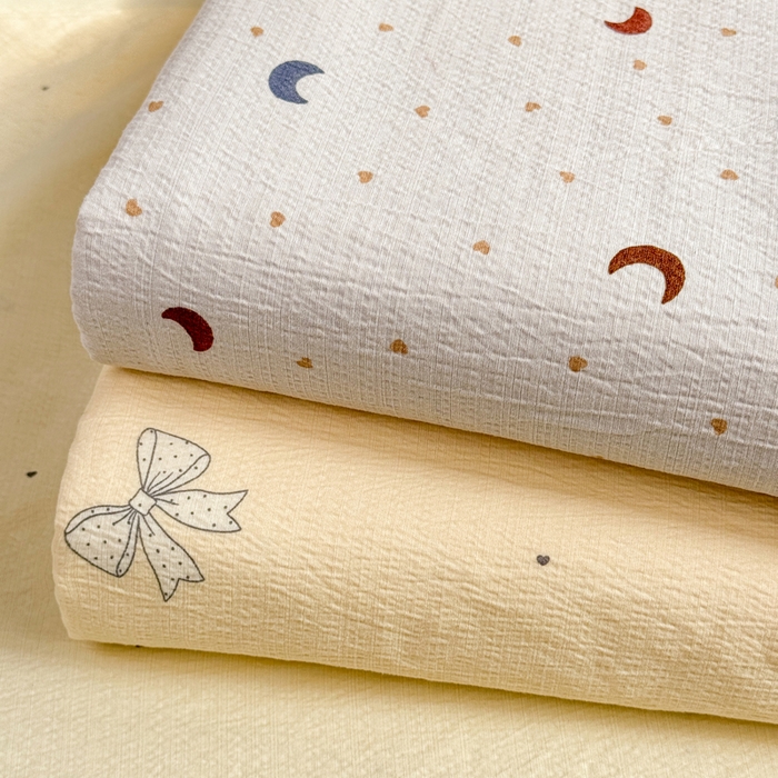 91家纺网 家纺一手货源 找家纺 丝芙妮家居 2026新款皱皱棉双层纱泡芙棉四件套 组合图仅做展示不可下单