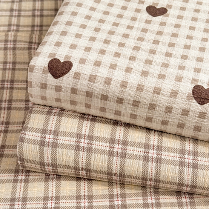 91家纺网 家纺一手货源 找家纺 丝芙妮家居 2026新款皱皱棉双层纱泡芙棉四件套 组合图仅做展示不可下单