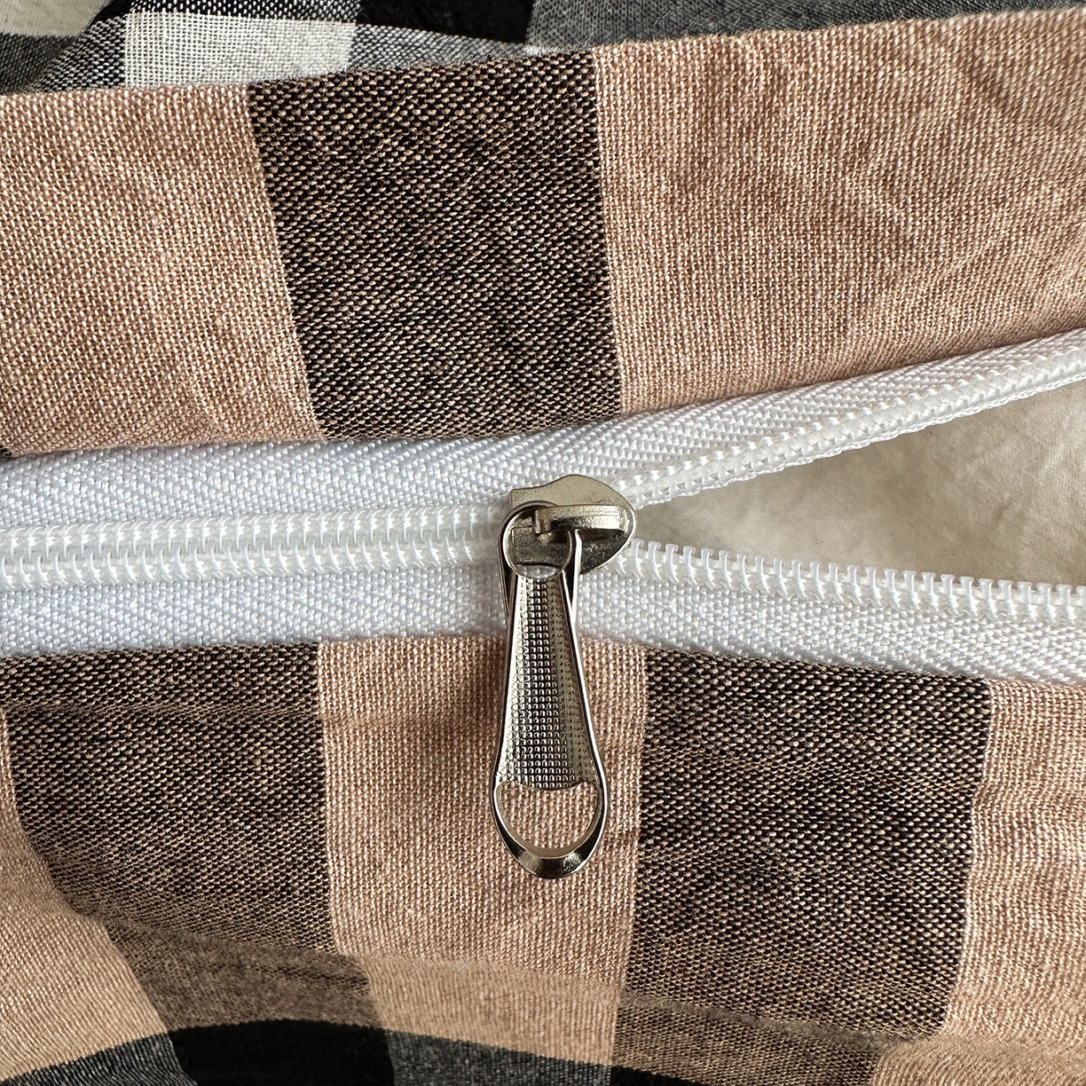 91家纺网 家纺一手货源 找家纺 （总）蓝梦 2026新款全棉纯棉色织水洗棉简约四件套-大格