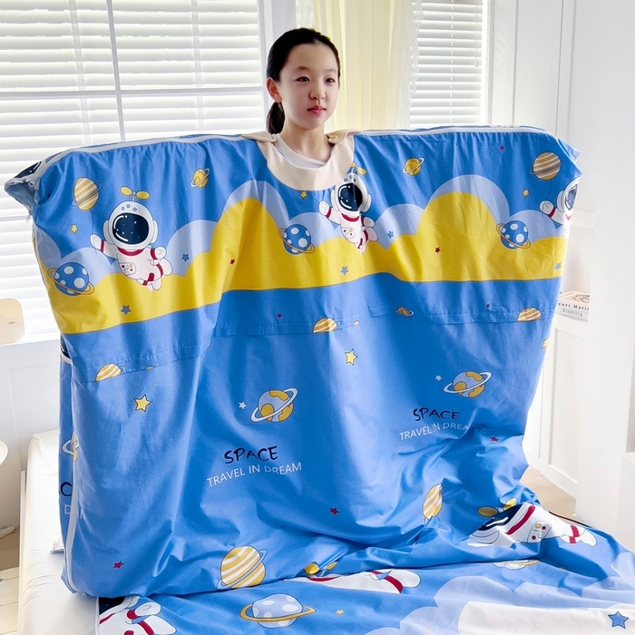 91家纺网 家纺一手货源 找家纺 （总）萌朵防踢被 2025新款纯棉儿童防踢被儿童睡袋（大豆被芯）