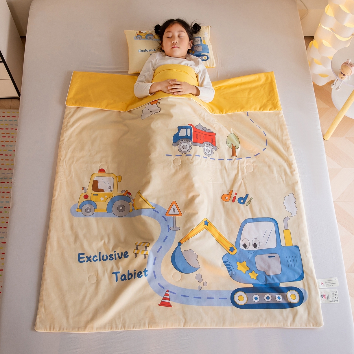 （总）萌朵防踢被 2026新款全棉数码印花蚕丝夏凉被