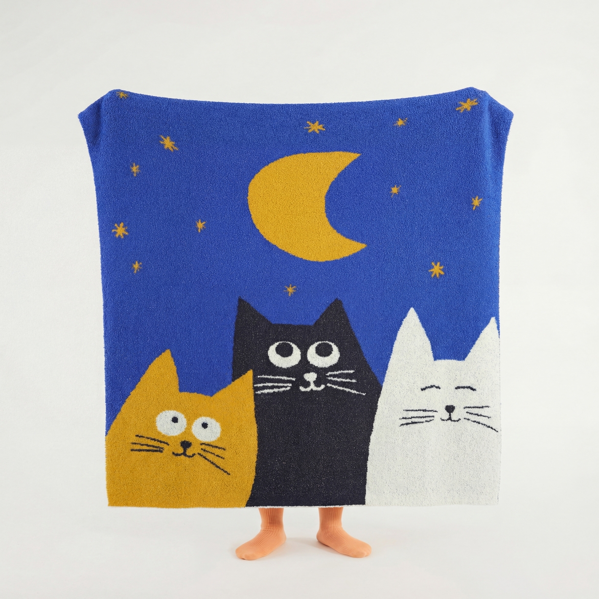 91家纺网 家纺一手货源 找家纺 （总）暖绵绵家纺 2026新款混色星夜猫毛毯（本款券后/折后零售价不得低于173元）