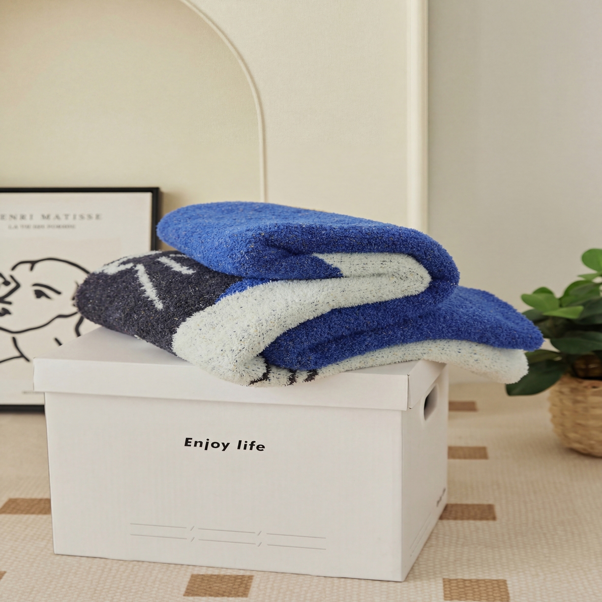 91家纺网 家纺一手货源 找家纺 （总）暖绵绵家纺 2026新款混色星夜猫毛毯（本款券后/折后零售价不得低于173元）