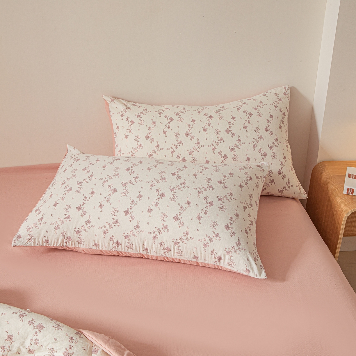 91家纺网 家纺一手货源 找家纺 江暮云家纺 2026新款A类亚麻印花新疆棉花被 粉雾花影