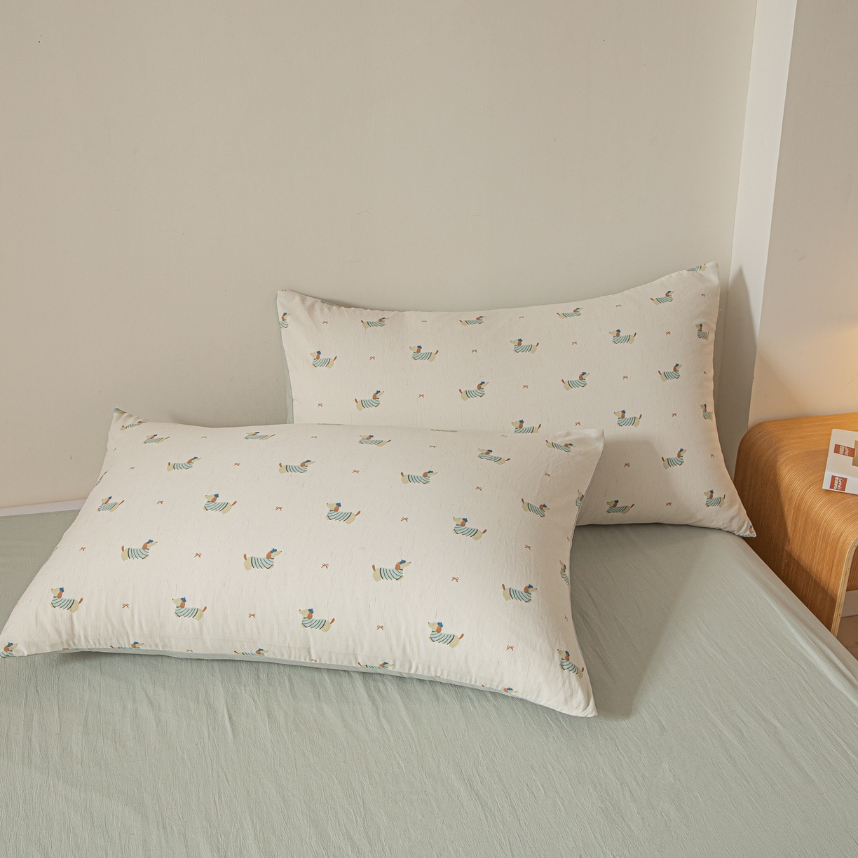 91家纺网 家纺一手货源 找家纺 江暮云家纺 2026新款A类亚麻印花新疆棉花被 腊肠小趣