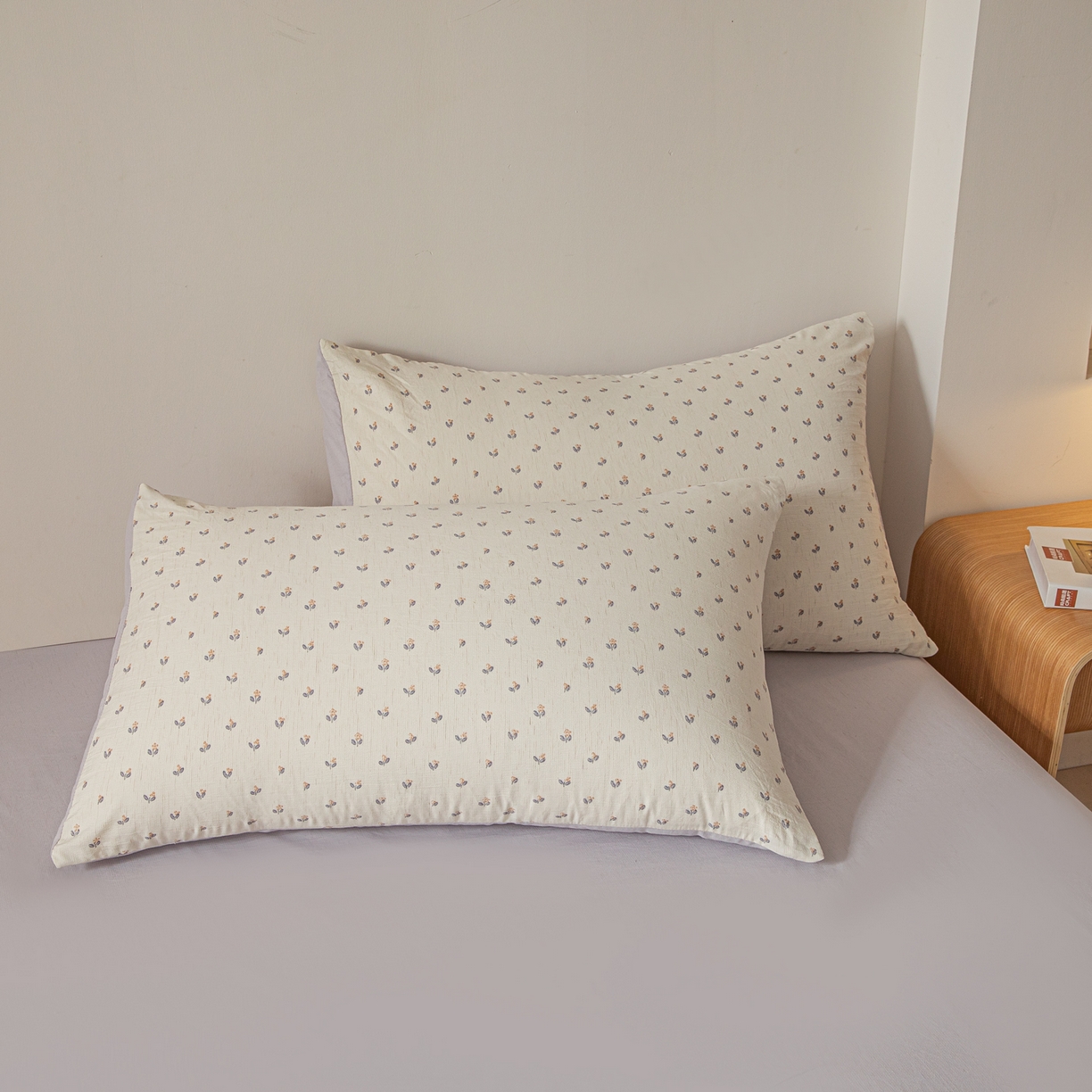 91家纺网 家纺一手货源 找家纺 江暮云家纺 2026新款A类亚麻印花新疆棉花被 米紫花绪