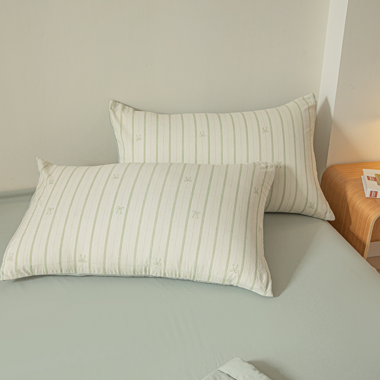 91家纺网 家纺一手货源 找家纺 江暮云家纺 2026新款A类亚麻印花新疆棉花被 青条蝴蝶结