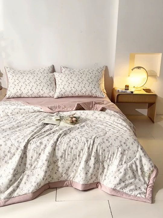 91家纺网 家纺一手货源 找家纺 （总）江暮云家纺 2026新款A类亚麻印花新疆棉花被