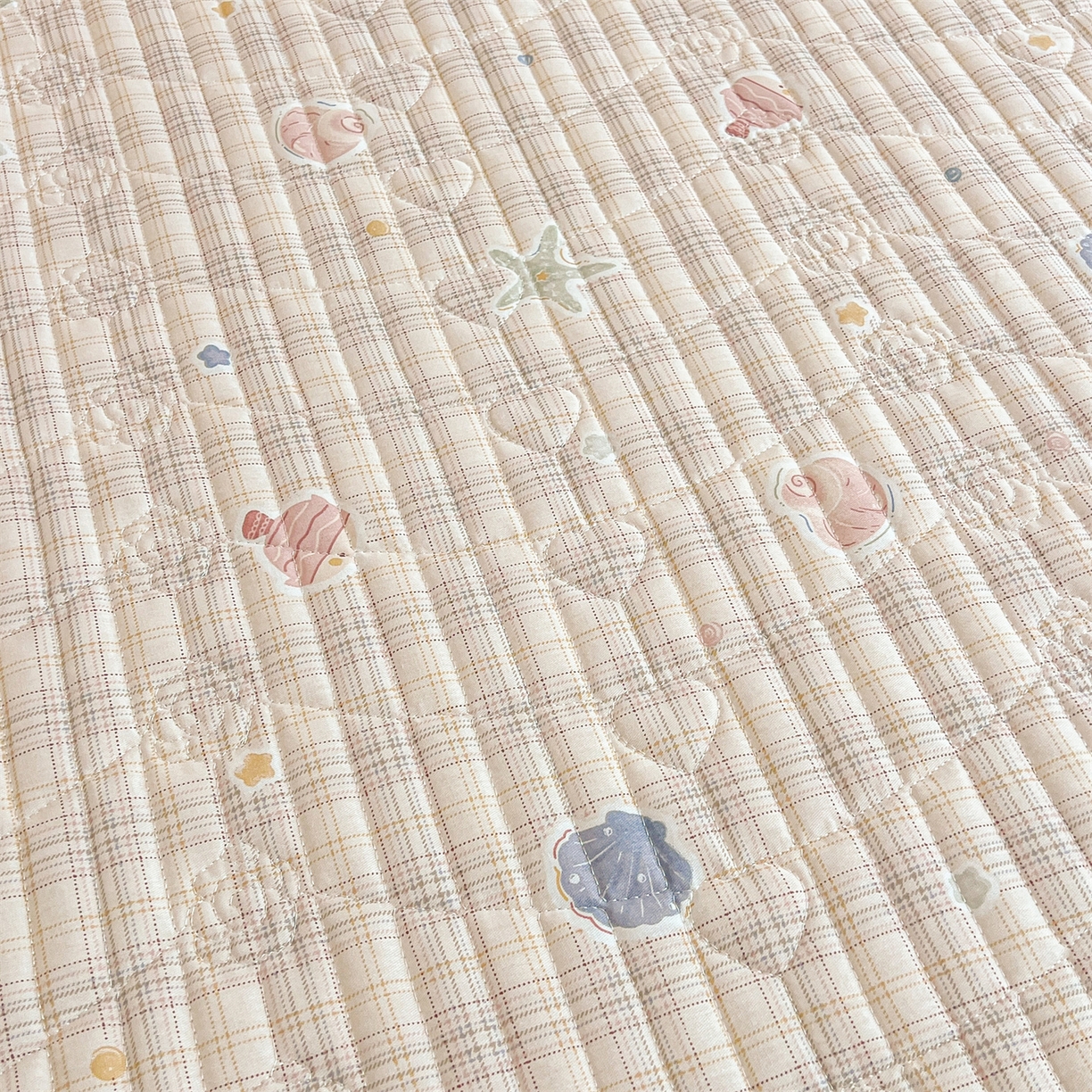 91家纺网 家纺一手货源 找家纺 （总）宜凡家纺 2026新款全棉印花公主风夹棉床裙四件套②