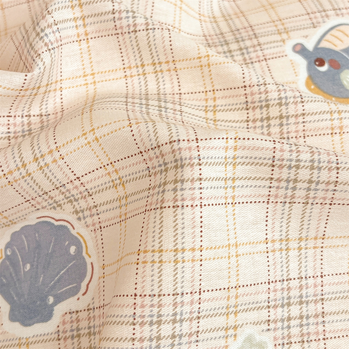 91家纺网 家纺一手货源 找家纺 宜凡家纺 2026新款全棉公主风单层床裙四件套② 海底世界