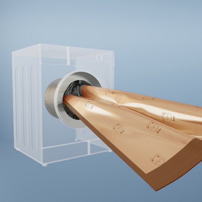 91家纺网 家纺一手货源 找家纺 梵克保罗 2026新款3D复合三明治冰藤冰丝凉席套件-甜蜜小熊 甜蜜小熊-咖色