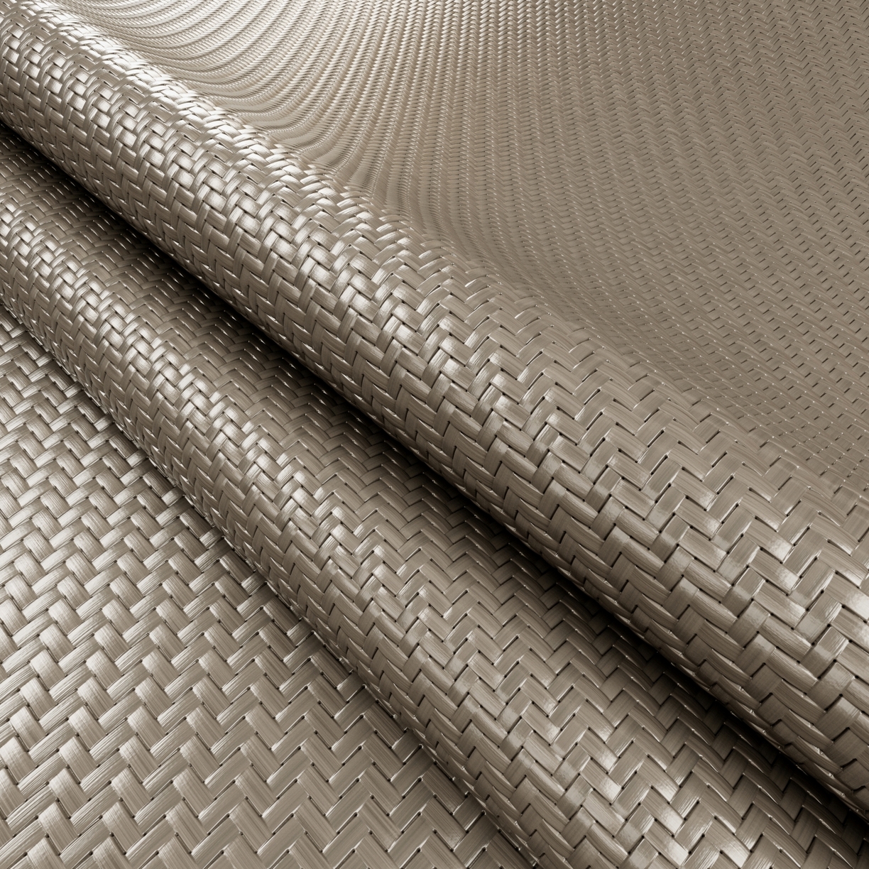 91家纺网 家纺一手货源 找家纺 梵克保罗 2026新款3D加厚复合PE聚乙烯雪藤席-琉璃山河 琉璃山河-灰色