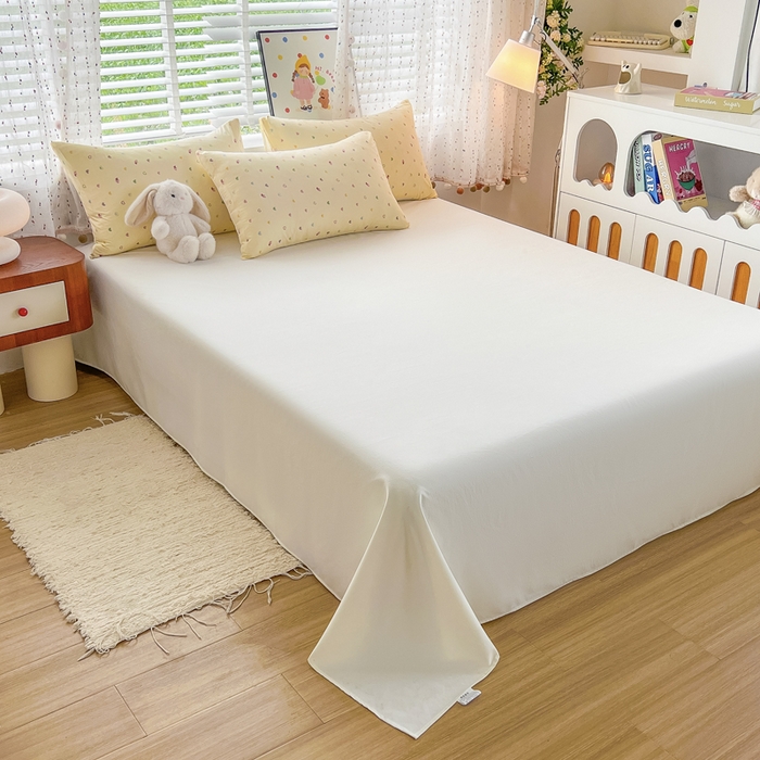 91家纺网 家纺一手货源 找家纺 简冠家纺 2026新款仿棉水洗棉四件套 五彩甜心