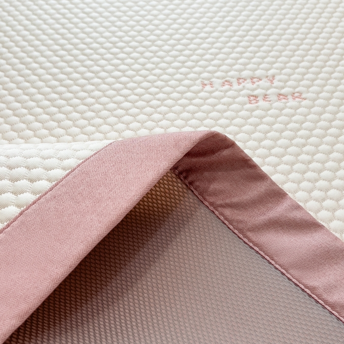 91家纺网 家纺一手货源 找家纺 （总）倾慕家纺 2026新款PE时尚风豆豆凉席卡通系列--床席款