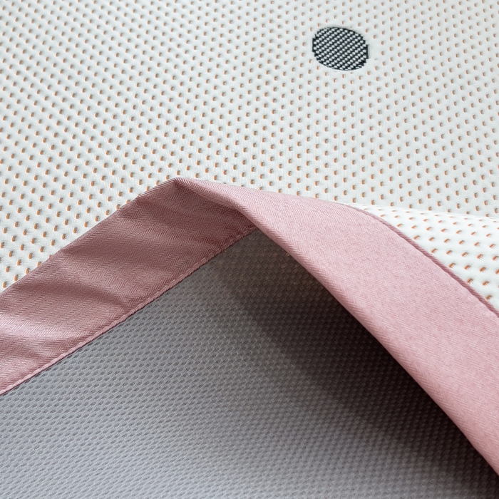 91家纺网 家纺一手货源 找家纺 倾慕家纺 2026新款PE时尚风豆豆凉席卡通系列--床席款 南瓜桔床席款