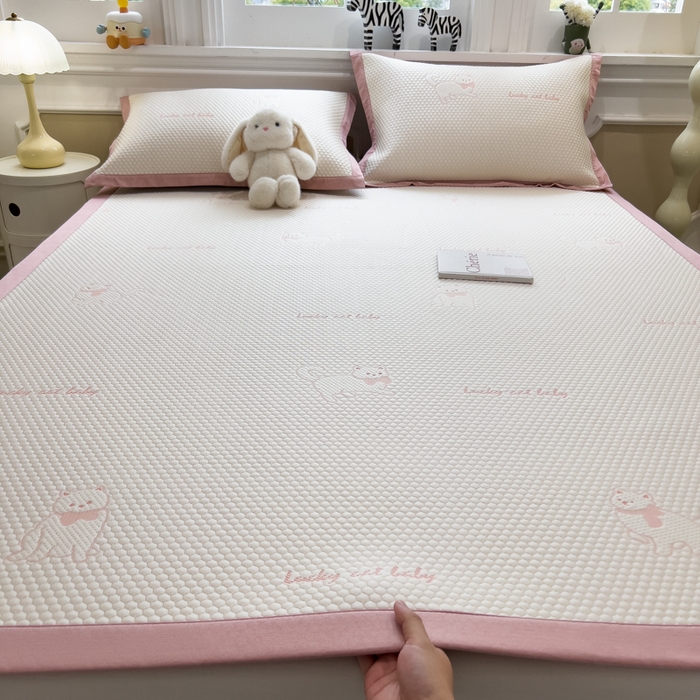 倾慕家纺 2026新款PE时尚风豆豆凉席卡通系列--床席款 小狗先生床席款