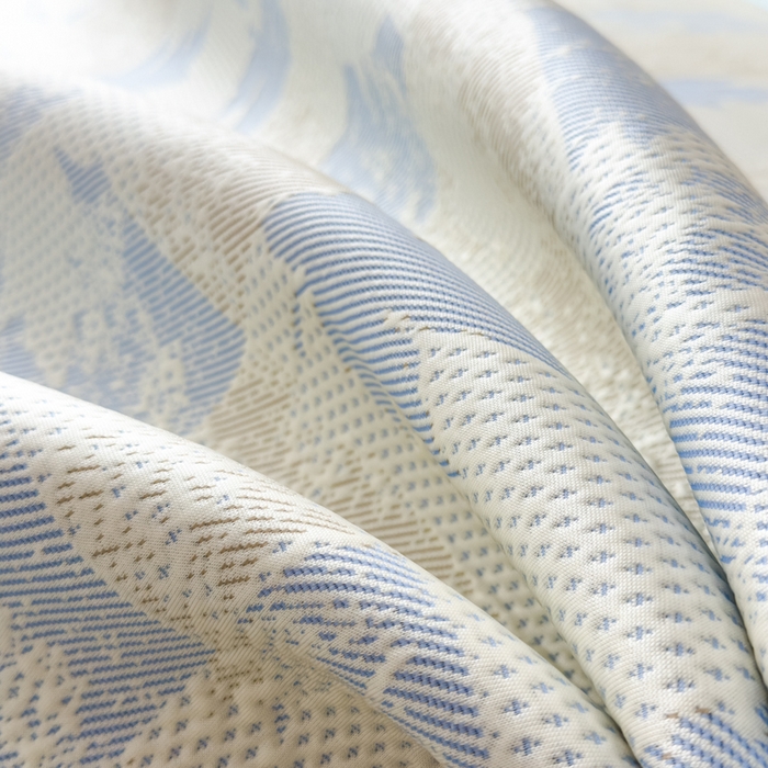 91家纺网 家纺一手货源 找家纺 倾慕家纺 2026新款PE时尚风豆豆凉席花卉系列--床席款 枫叶床席款