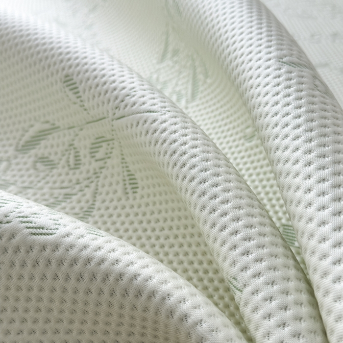 91家纺网 家纺一手货源 找家纺 倾慕家纺 2026新款PE时尚风豆豆凉席花卉系列--床席款 夏日清新绿床席款