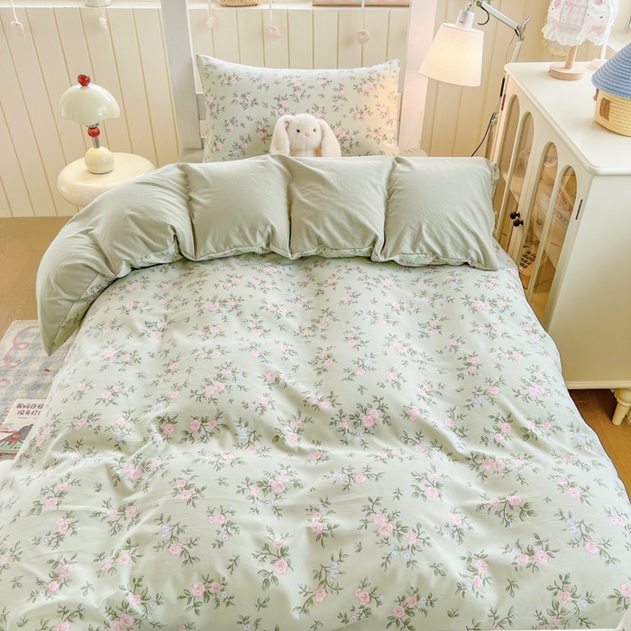 91家纺网 家纺一手货源 找家纺 简冠家纺 2026新款仿棉水洗棉学生三件套宿舍三件套多件套大礼包 绿野仙踪