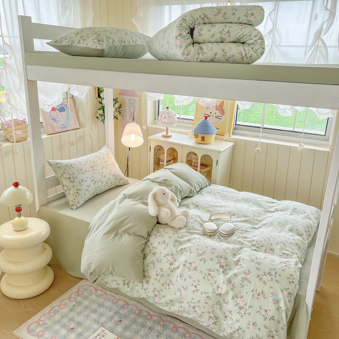 91家纺网 家纺一手货源 找家纺 简冠家纺 2026新款仿棉水洗棉学生三件套宿舍三件套多件套大礼包 绿野仙踪