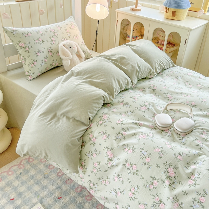 91家纺网 家纺一手货源 找家纺 简冠家纺 2026新款仿棉水洗棉学生三件套宿舍三件套多件套大礼包 绿野仙踪