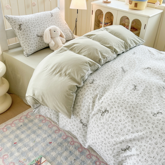 91家纺网 家纺一手货源 找家纺 简冠家纺 2026新款仿棉水洗棉学生三件套宿舍三件套多件套大礼包 山野绿