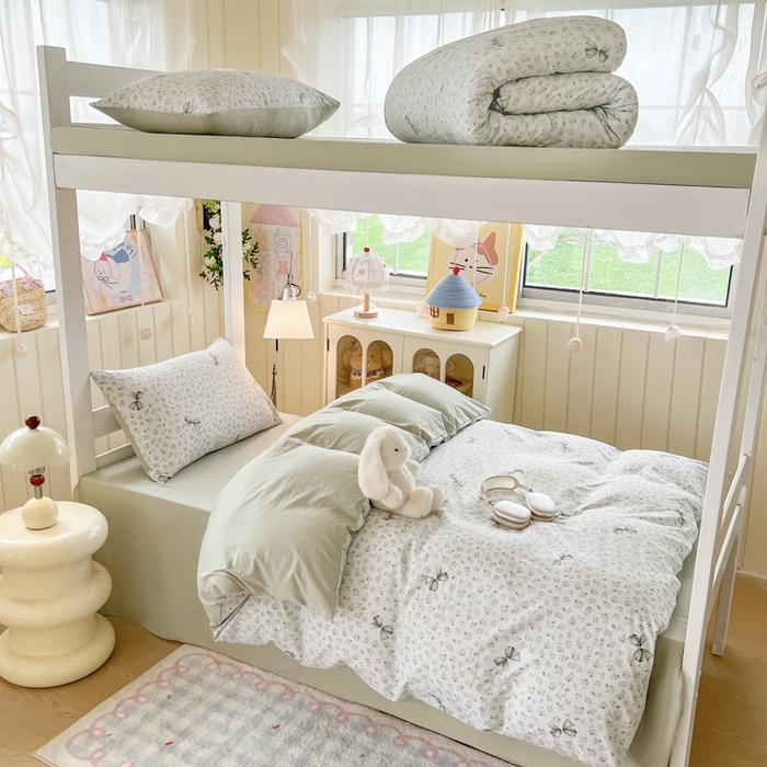 91家纺网 家纺一手货源 找家纺 简冠家纺 2026新款仿棉水洗棉学生三件套宿舍三件套多件套大礼包 山野绿