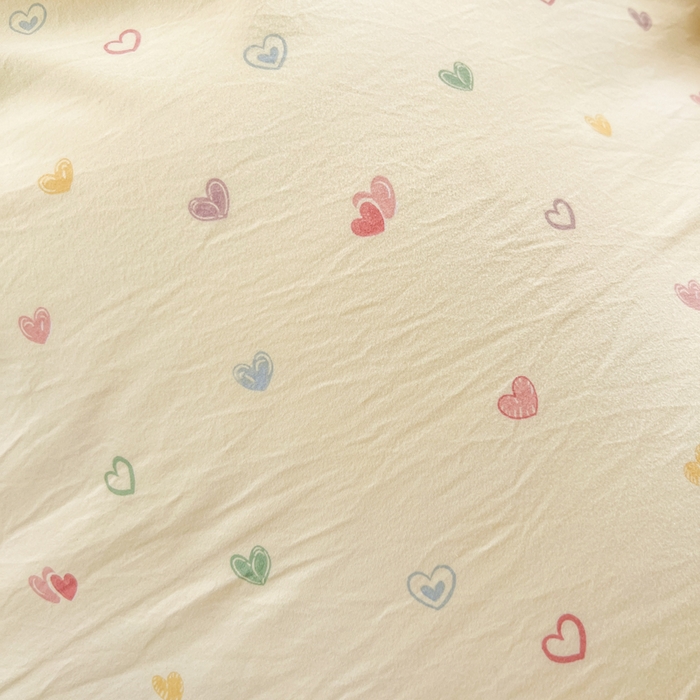 91家纺网 家纺一手货源 找家纺 简冠家纺 2026新款仿棉水洗棉学生三件套宿舍三件套多件套大礼包 五彩甜心